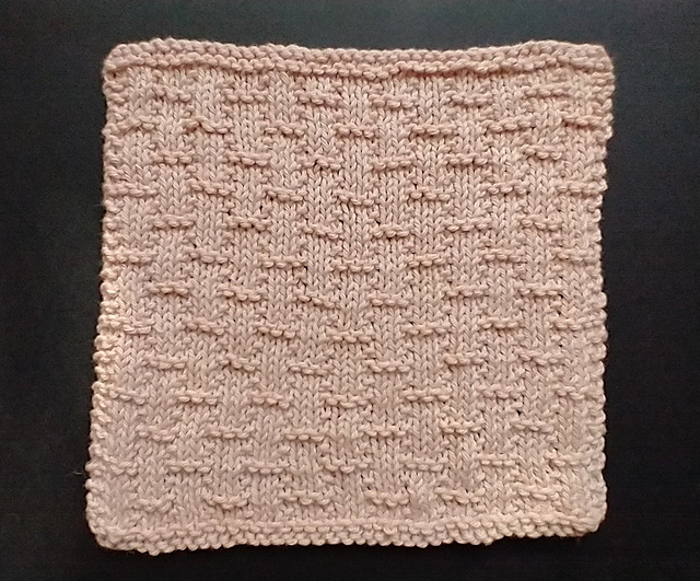 Rhubarb Jam Dishcloth