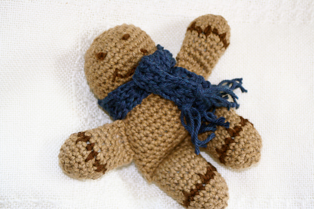 Chubby Amigurumi Gingerbread Man