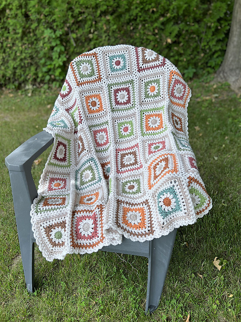 Happy Petal Throw Blanket