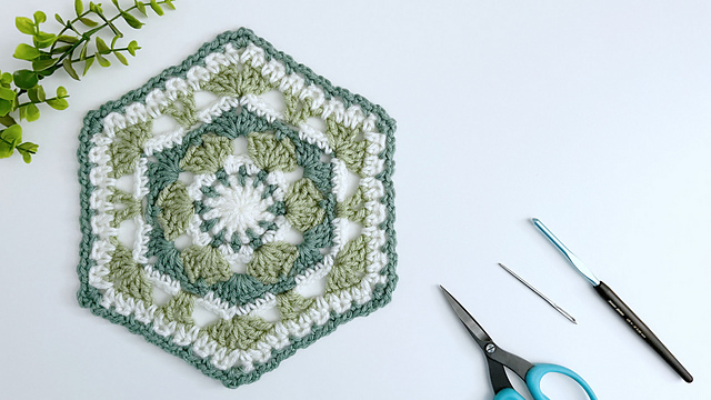 Sweet Pea Hexagon