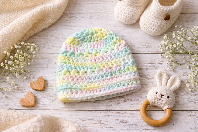 Tiny Treasures Baby Beanie