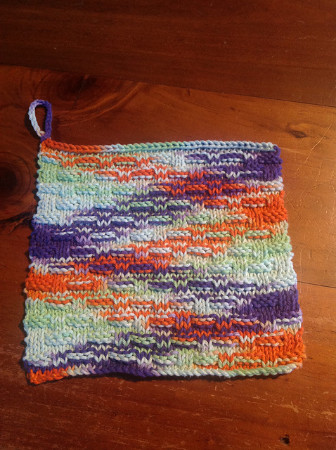 Basket-weave Dish or Wash Cloth