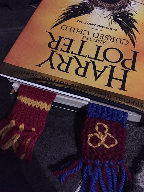 Harry Potter Scarf Bookmarks