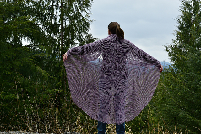 Brown Mountain Pi Shawl