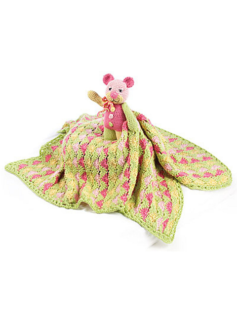 Petal Blanket & Teddy Bear