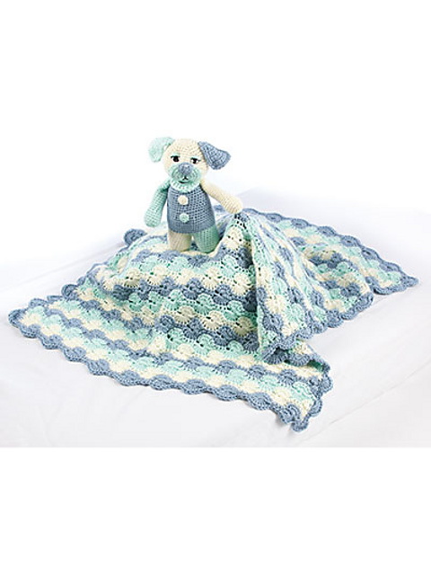 Soft Circles Blanket & Dog