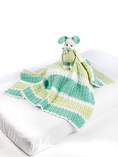 Tipsy Sripes Blanket & Bunny