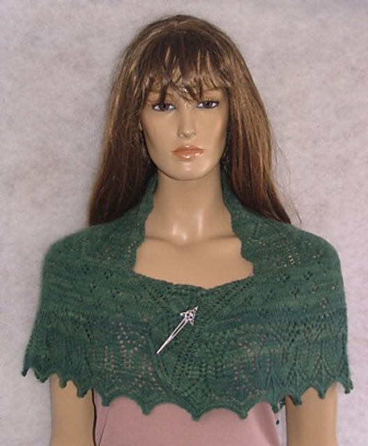Faar - lace triangular shawl