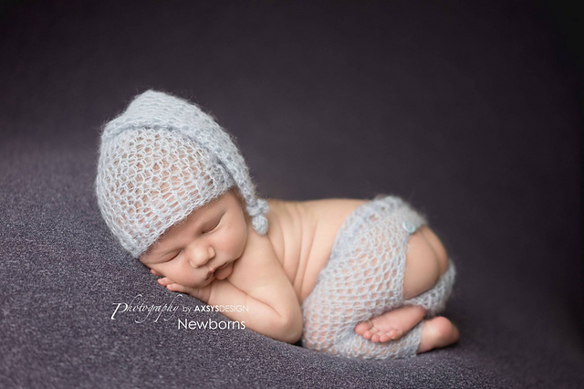 Mohair Sleepy Hat & Butt flap Pants