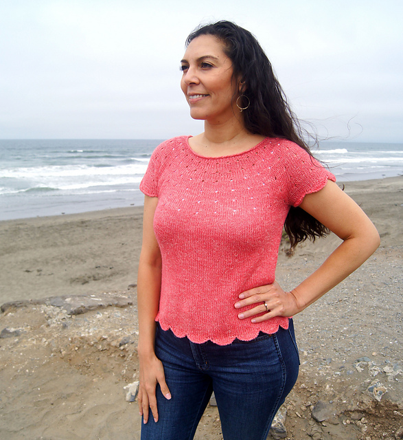 Scalloped Tee
