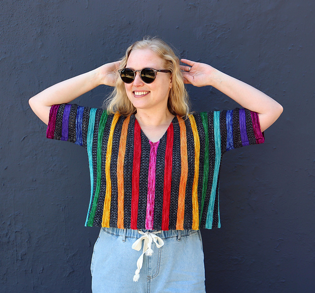 Ravelry: Pride Top pattern by Juliana Lustenader