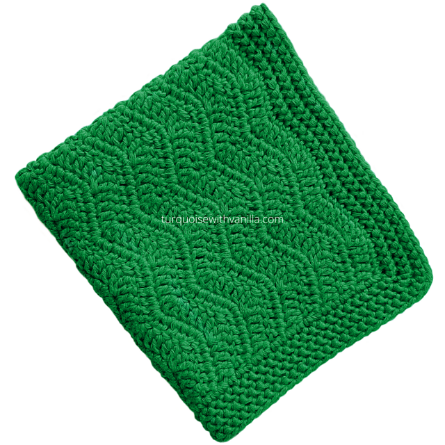 Chevron dishcloth