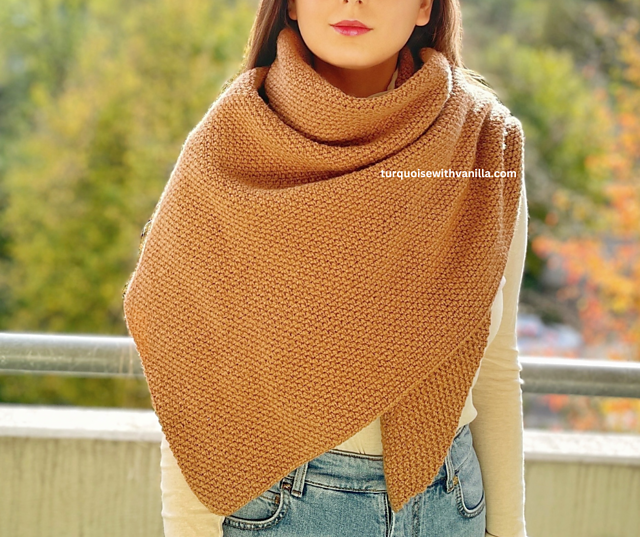 Coffee break scarf
