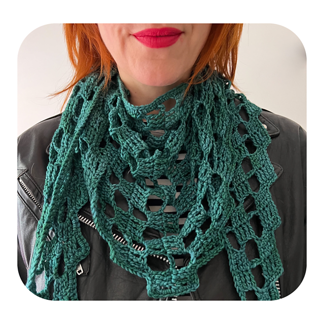 Floating Staircase Shawlette
