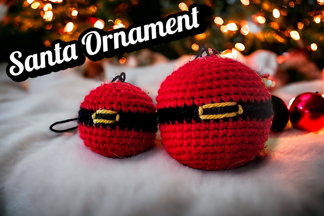 Santa Ornaments