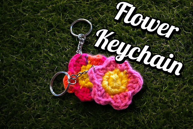 Flower Keychain