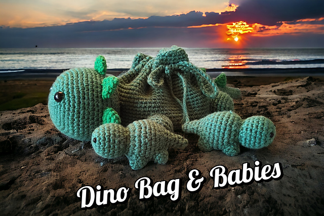 Dino Bag With Babies