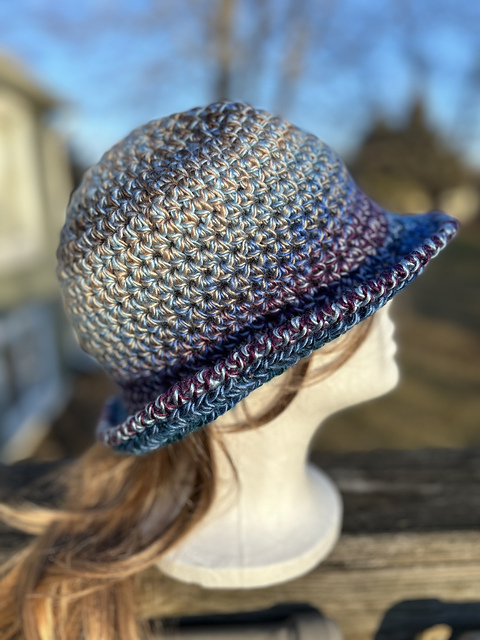 Ravelry: Pixelated Bucket Hat pattern by Julie Yeager