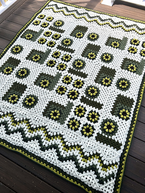 Retro Zag Afghan