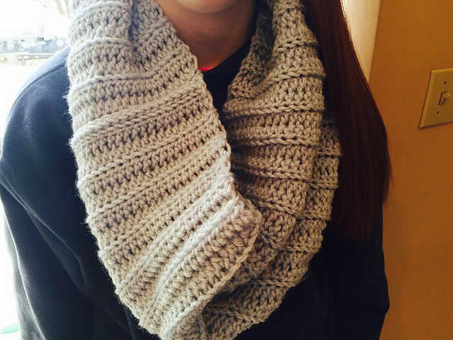 Jillian's "Perfect Size" Ribbed Cowl