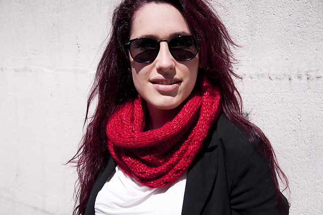 Snood à petits trous