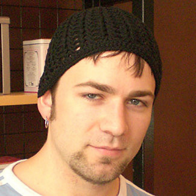Crochet beanie, unisex V-stitch