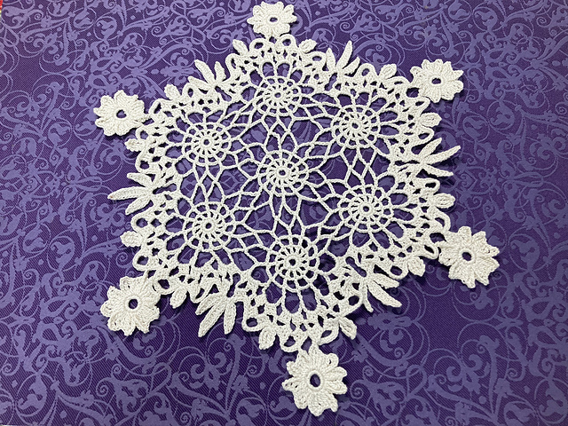 Wild Rose Doily