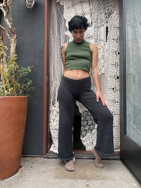 Smoky Quartz Knit Pants
