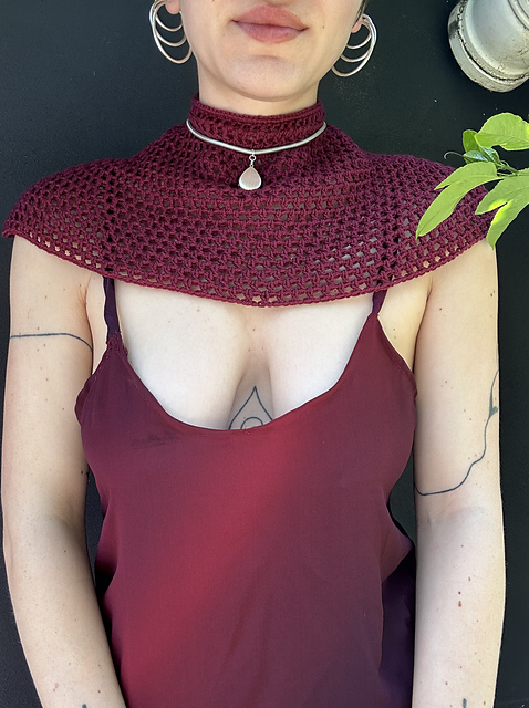Aurelia Mesh Capelet