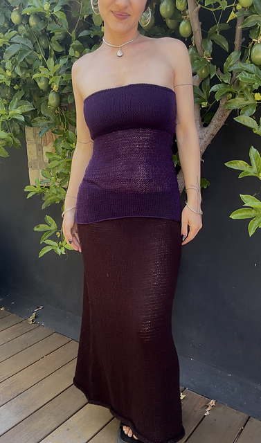 Amethyst Knit Tube Top