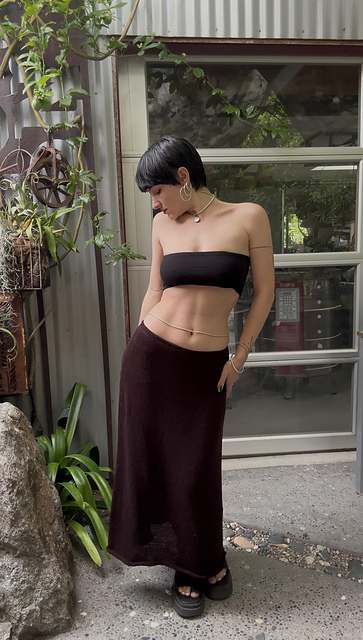 Andalusite Knit Maxi Skirt