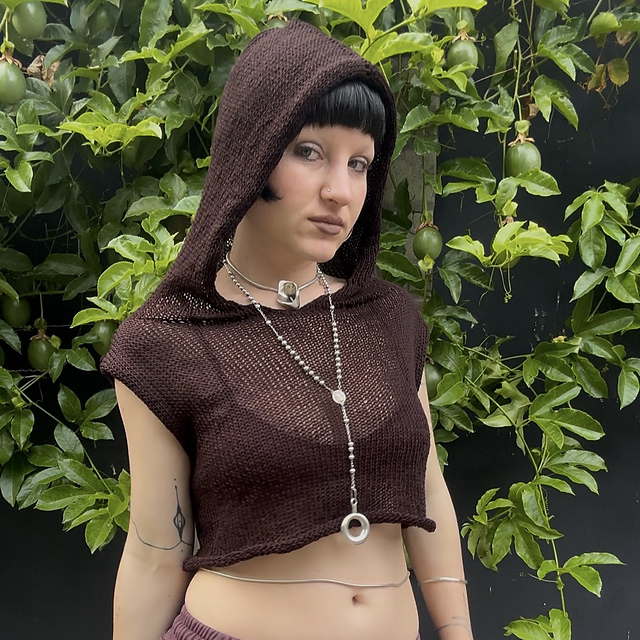 Kaniska Hooded Crop Top