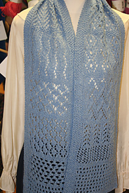 Learning Lace: A Sampler Scarf
