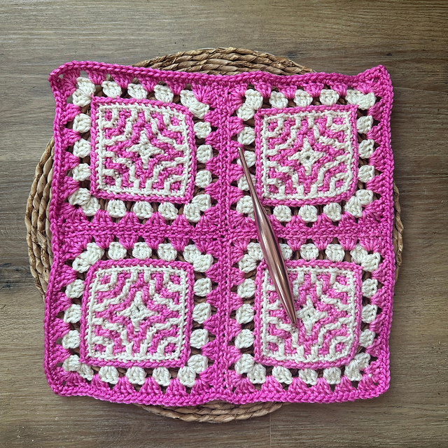 Mosaic 4-Patch Granny Square