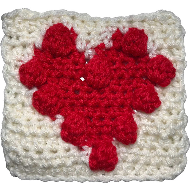 Bobble Heart Square
