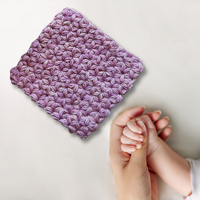 Jasmine Stitch NICU Bonding Square