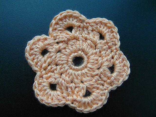 quick flower coaster
