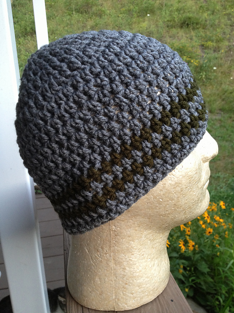 Crochet Beanie, Easy, Foolproof Skull Cap