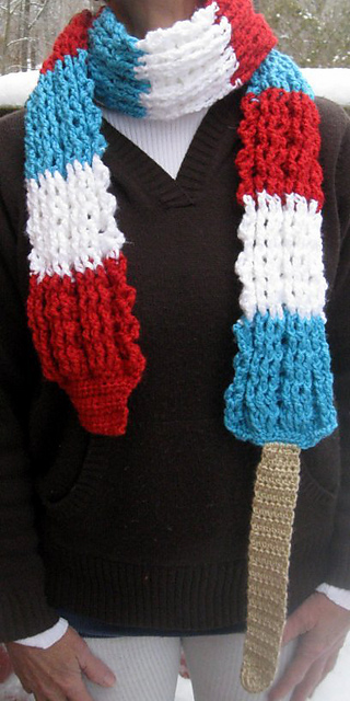 Rocket Popsicle Scarf