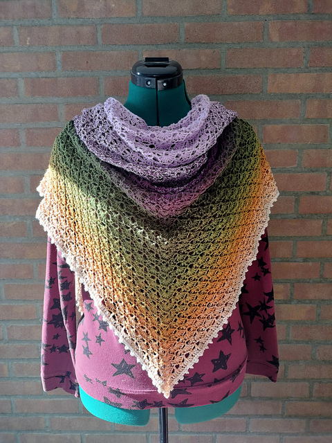 Leilani Flower Shawl