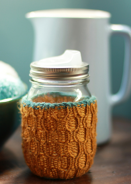 Coop mason jar cozy