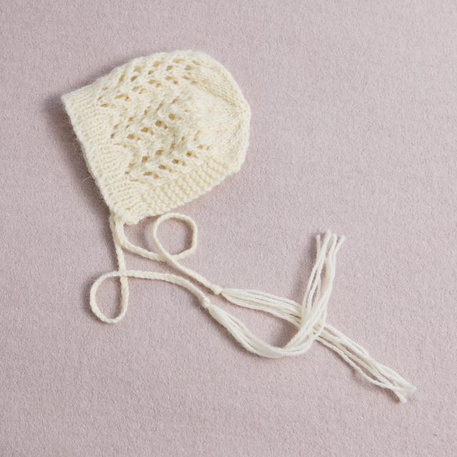 Lace photo prop bonnet