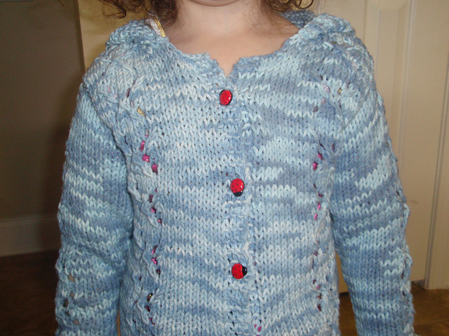 3037 Diamond Lace Cardigan