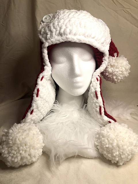 Santa Trapper Hat