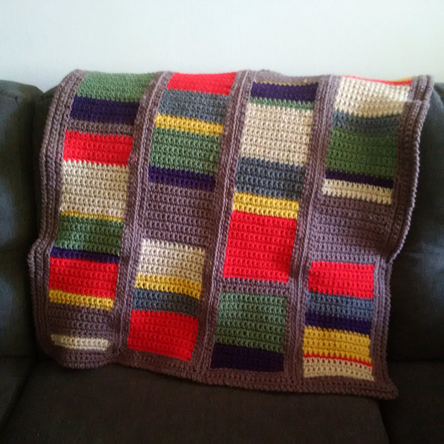 Baby Doctor Who Scarf Blanket