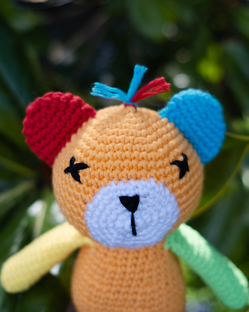 Rainbow Bear Amigurumi