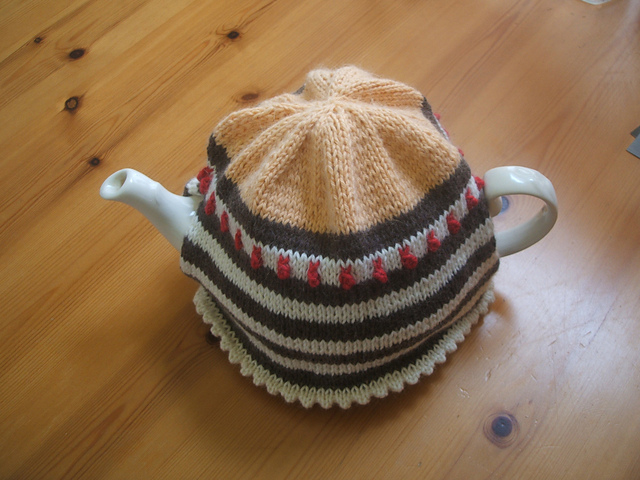 Candy Stripe Tea Cosy