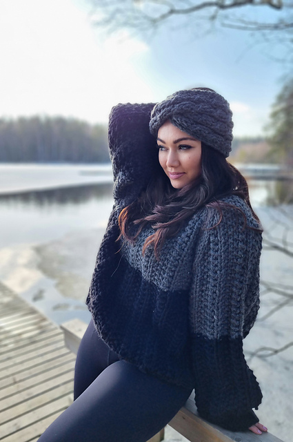 Minea Oversize Polo Sweater