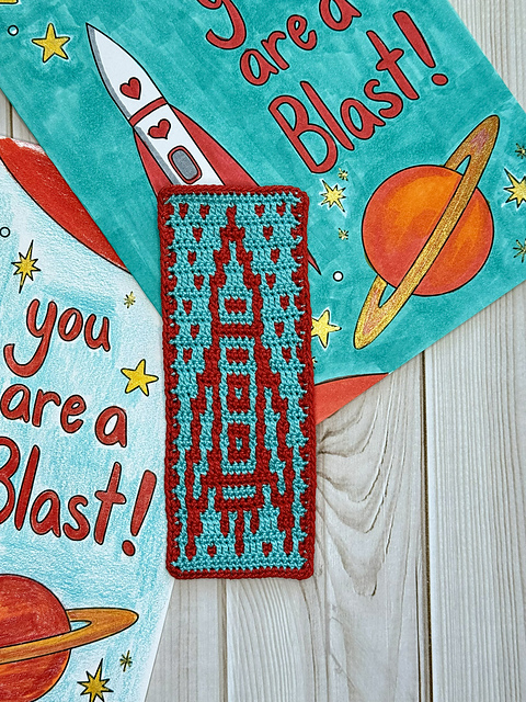 Rocket Bookmark