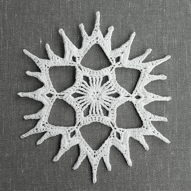 Chocolate Ice Cream Snowflake